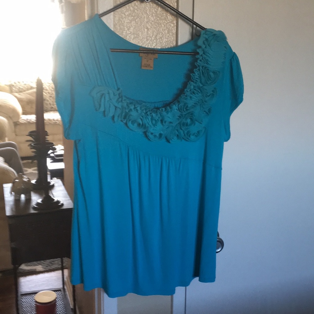 Midnight velvet top